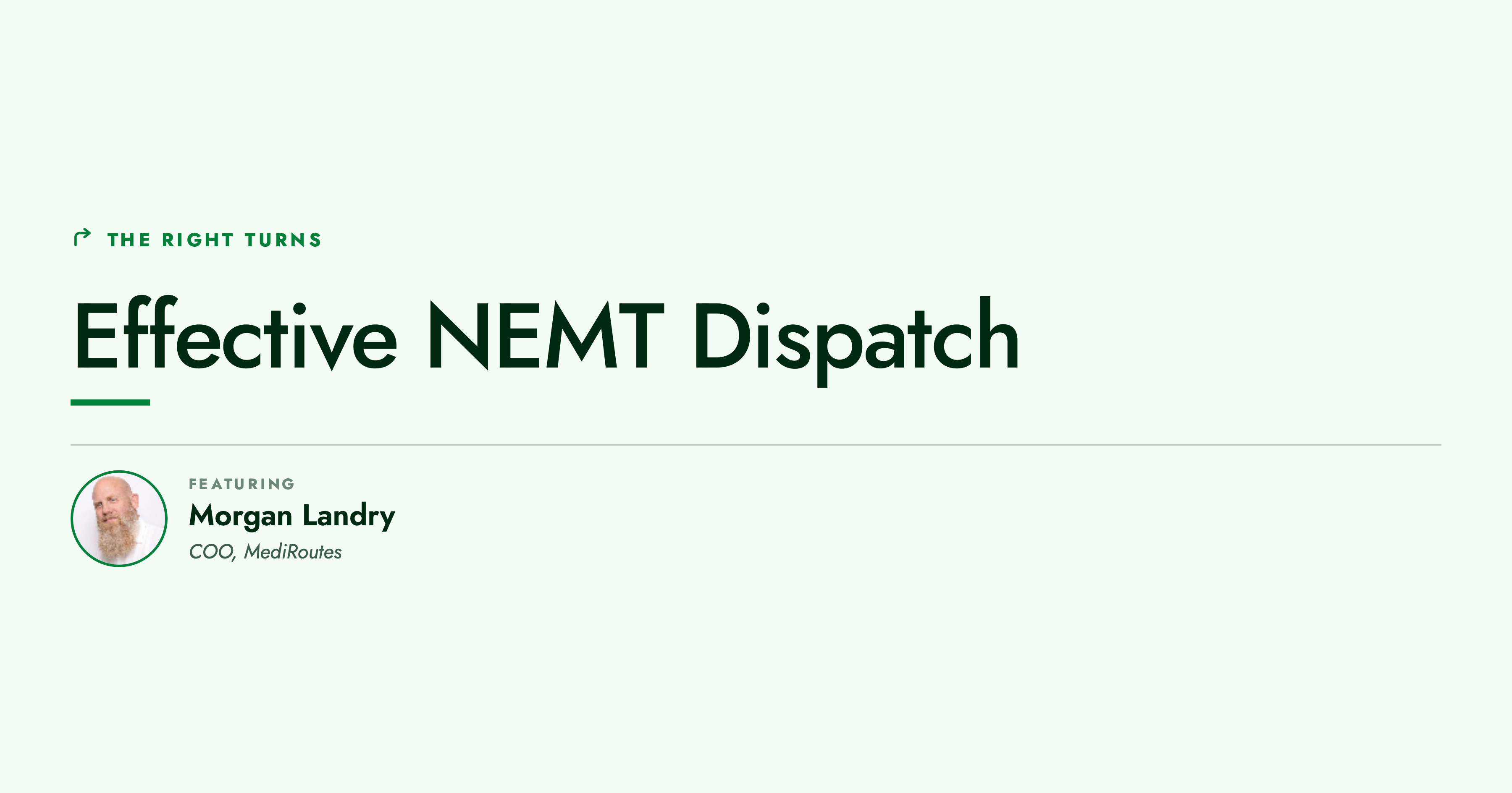 Optimizing NEMT Growth: The Critical Role of Effective Dispatch