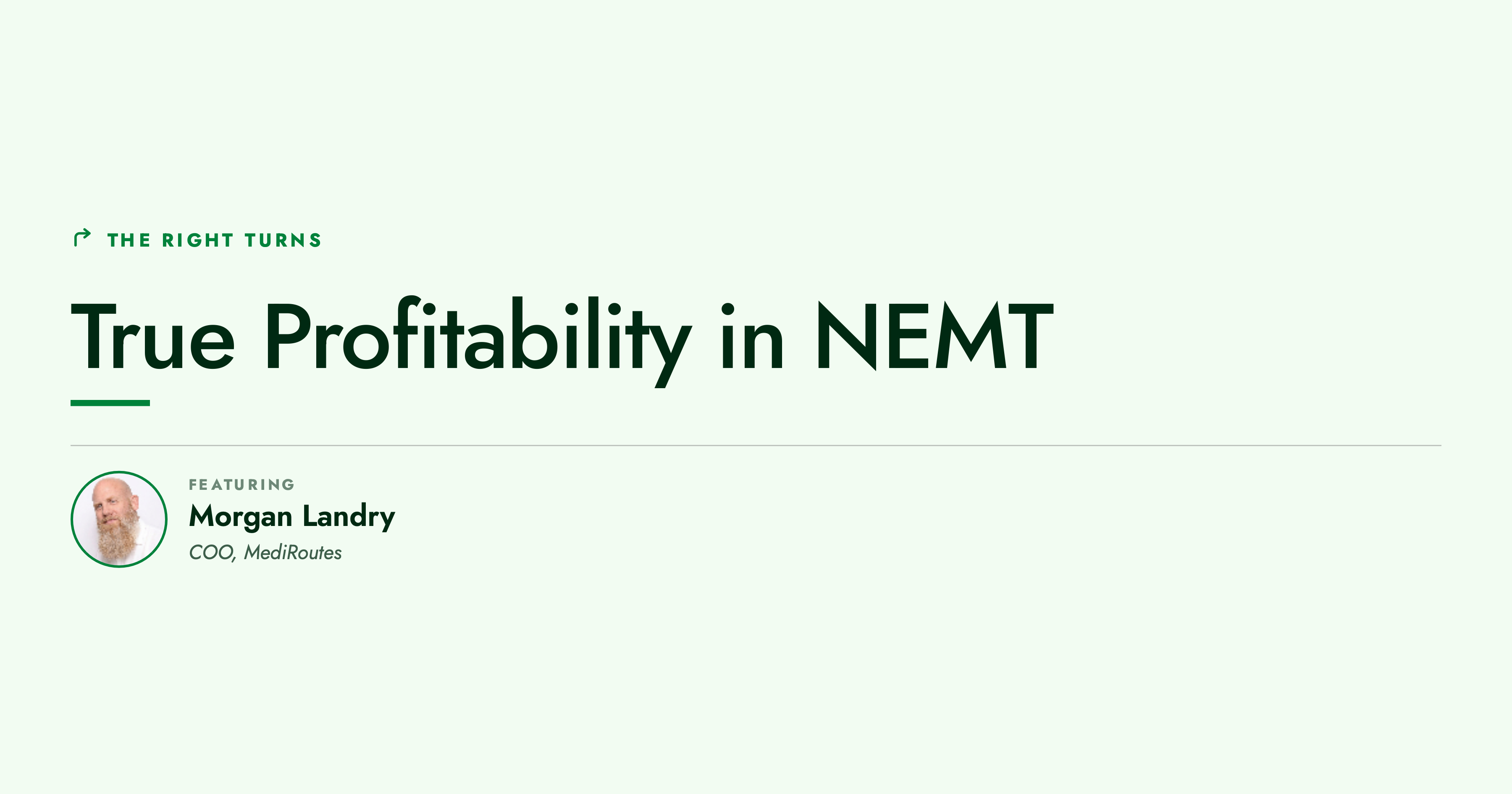 NEMT Profitability